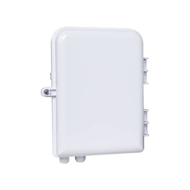 Коробка распределительная оптическая, А-Оптик, FTTH-FD-208-16, укомплектованная SC/APC, Настенный, Пластик, Белый