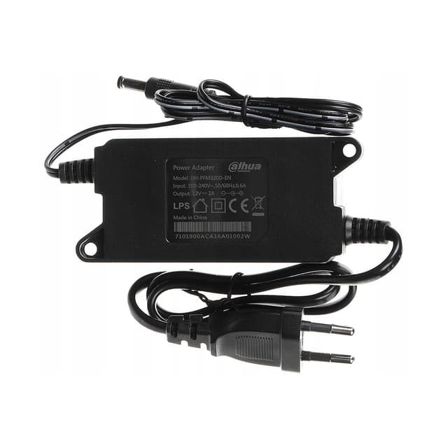 Адаптер питания, Dahua, DH-PFM320D-EN, Вход. напряжения: AC100-240В, Выход. напряжение: DC12В/2A