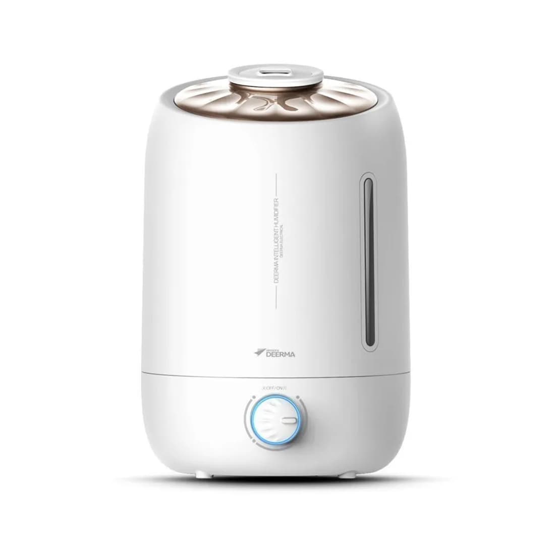 Увлажнитель воздуха, Deerma, F500, Беспроводной, Мощность 25 Вт, Управление механическое, Обслуживаемая площадь 31-40 м, Объем резервуара 5л, Скорость испарения 300 мл/ч, Белый