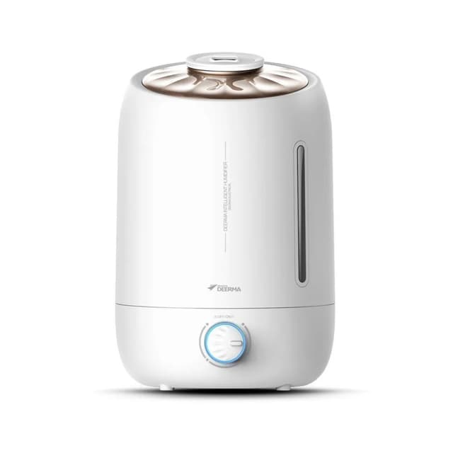 Увлажнитель воздуха, Deerma, F500, Беспроводной, Мощность 25 Вт, Управление механическое, Обслуживаемая площадь 31-40 м, Объем резервуара 5л, Скорость испарения 300 мл/ч, Белый