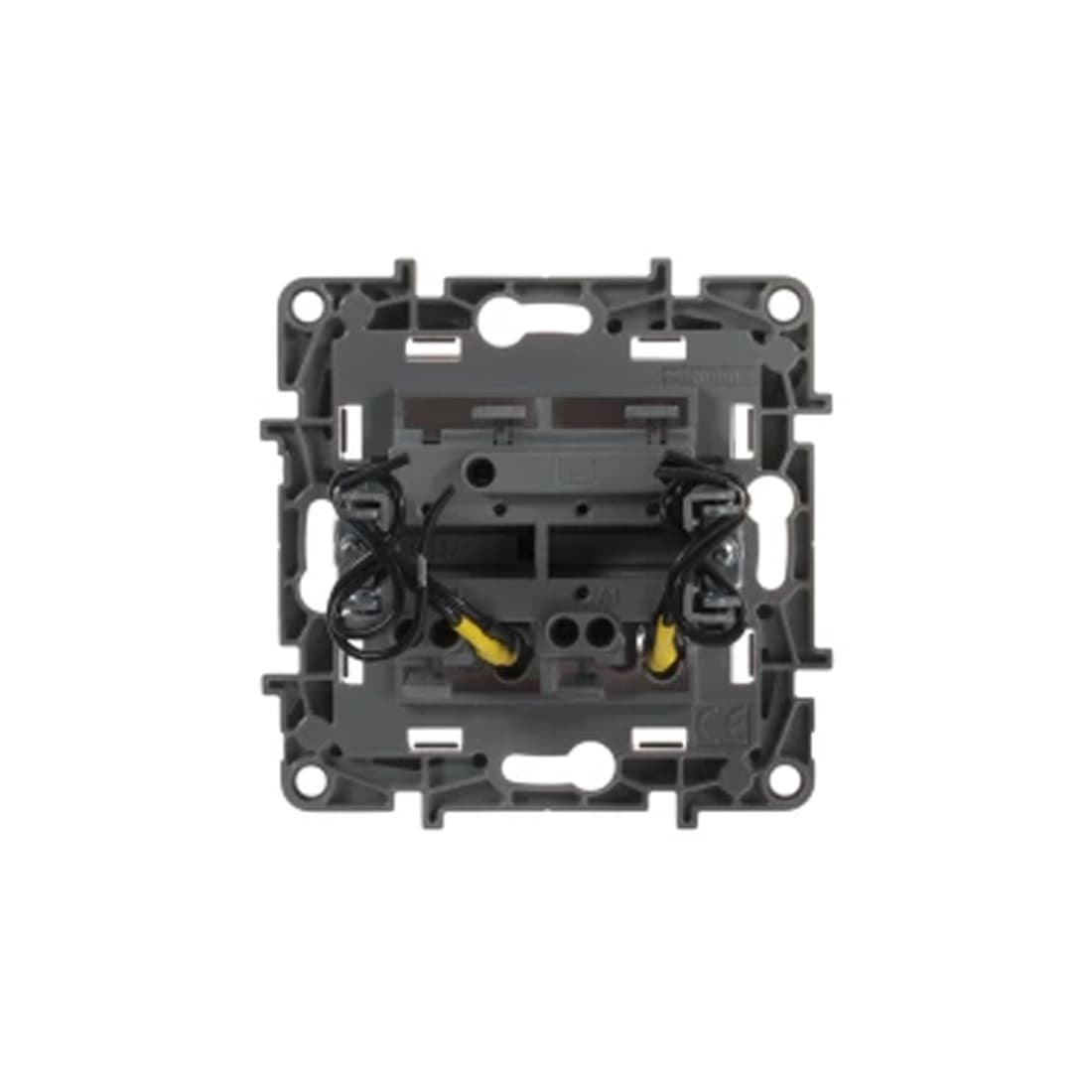 Выключатель двухклавишный с подсветкой, Legrand, 672204, Etika 10 A 250 В белый