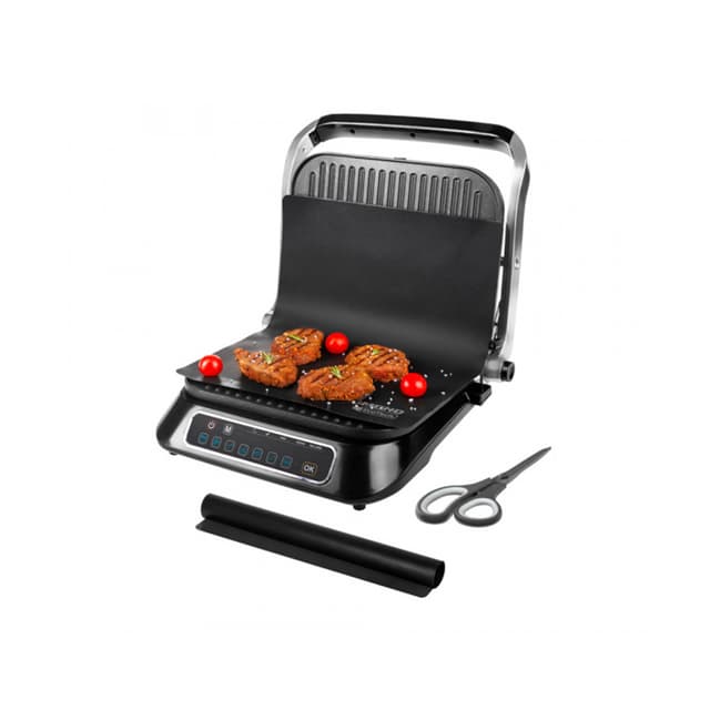 Антипригарное Мультипокрытие, Redmond, Ecoglass MC4, Стекловолокно, Толщина 0.1 мм, Габариты 600  330 мм, Черный