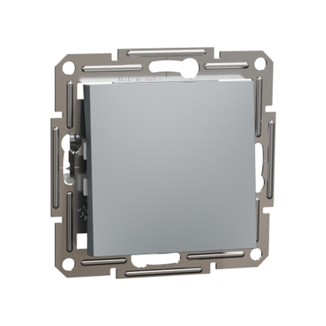 Выключатель 1 клавишный, SE, EPH0500162, Asfora перекрестный механизм сталь