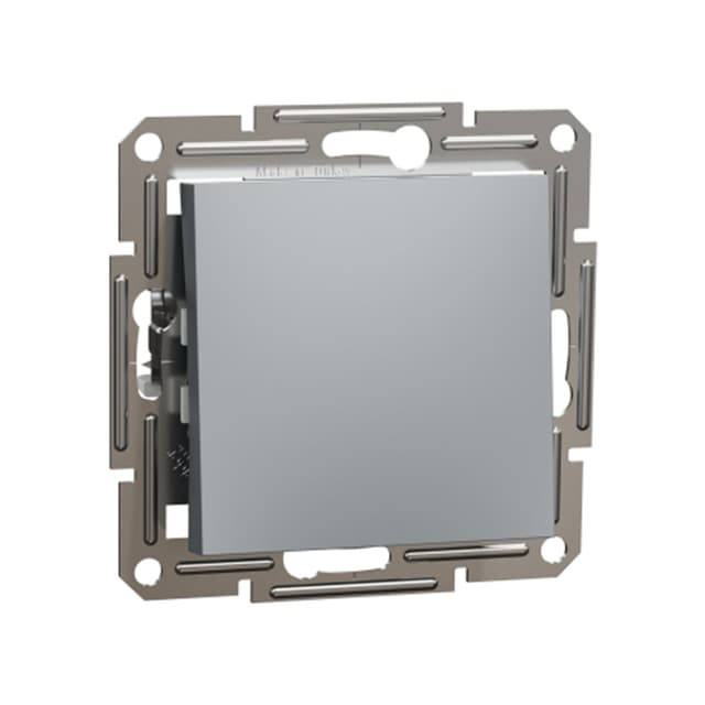 Выключатель 1 клавишный, SE, EPH0500162, Asfora перекрестный механизм сталь