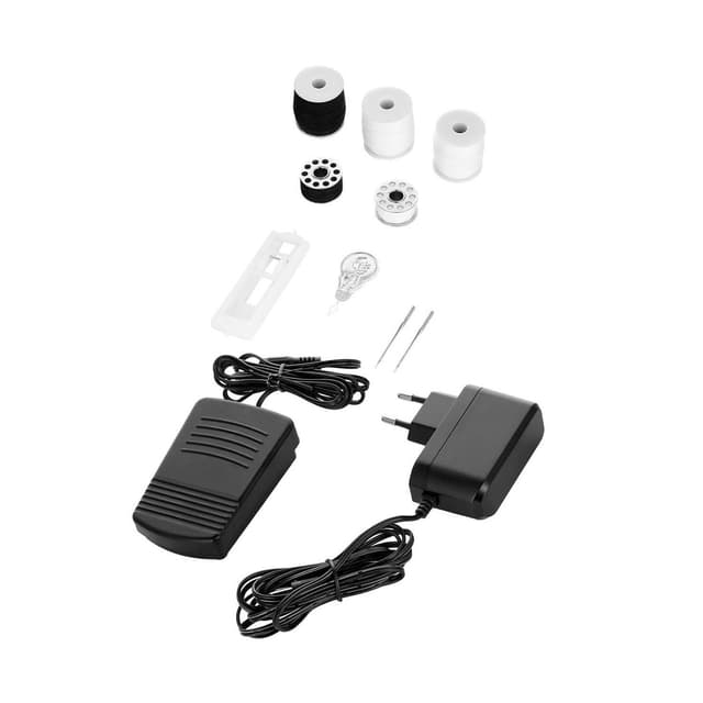 Швейная машина, Kitfort, КТ-6043, Мощность двигателя 7.2 Вт, Питание от сети, Напряжение питания 100-240 В / 50-60 Гц, Цвет черный