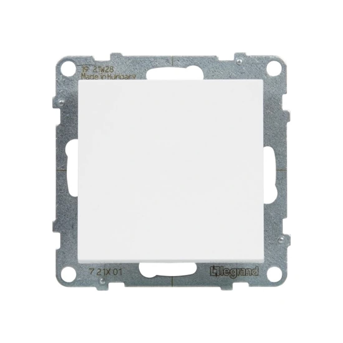 Переключатель, Legrand Suno, 721106, 10А 250В безвинт.зажим Белый