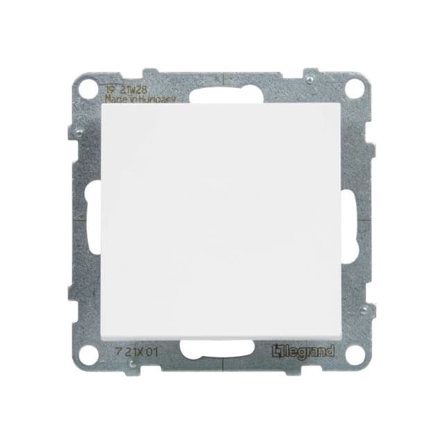 Переключатель, Legrand Suno, 721106, 10А 250В безвинт.зажим Белый