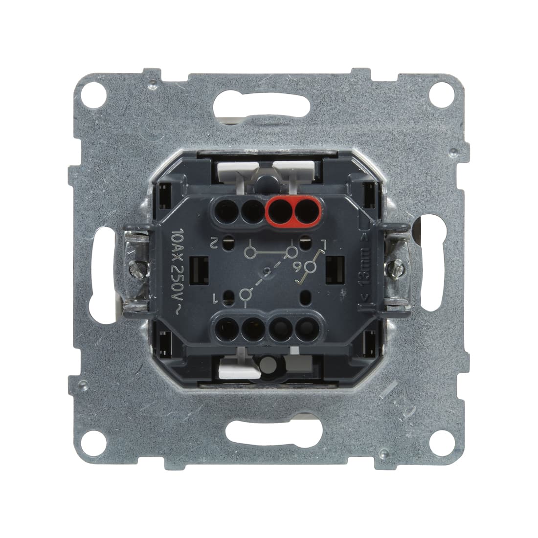 Переключатель, Legrand Suno, 721106, 10А 250В безвинт.зажим Белый