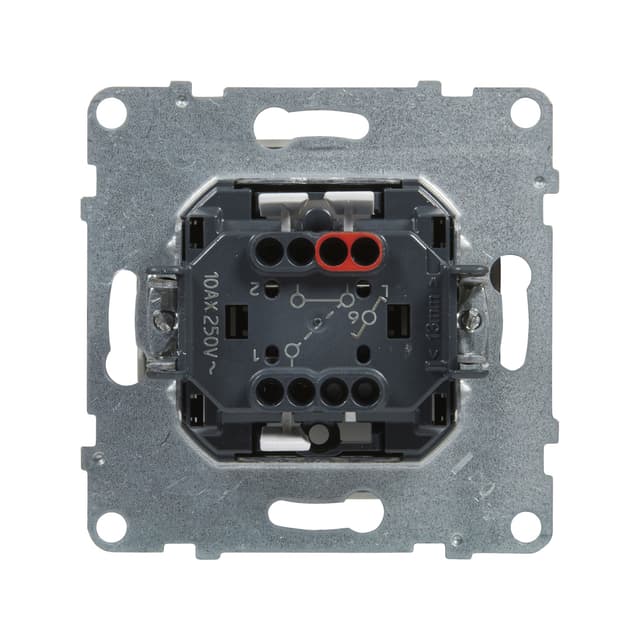 Переключатель, Legrand Suno, 721106, 10А 250В безвинт.зажим Белый