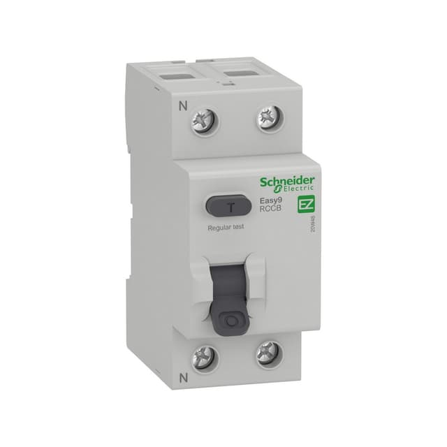 Выключатель дифференциального тока, SE, EZ9R34263, EASY9 2P 63А 30мА