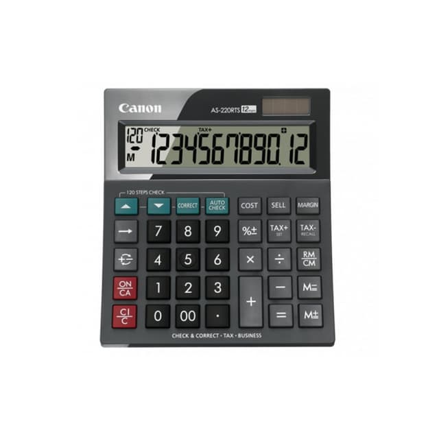 Калькулятор, Canon, AS-220RTS, 4898B001