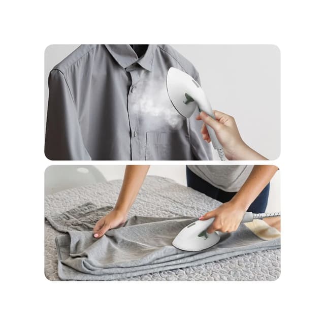 Отпариватель вертикальный, Kitfort, КТ-9168, Мощность 1600-2000 Вт, Длина парового шланга 1,4 м, Ёмкость резервуара для воды 1,2 л, Время разогрева 1 мин , Цвет зеленый