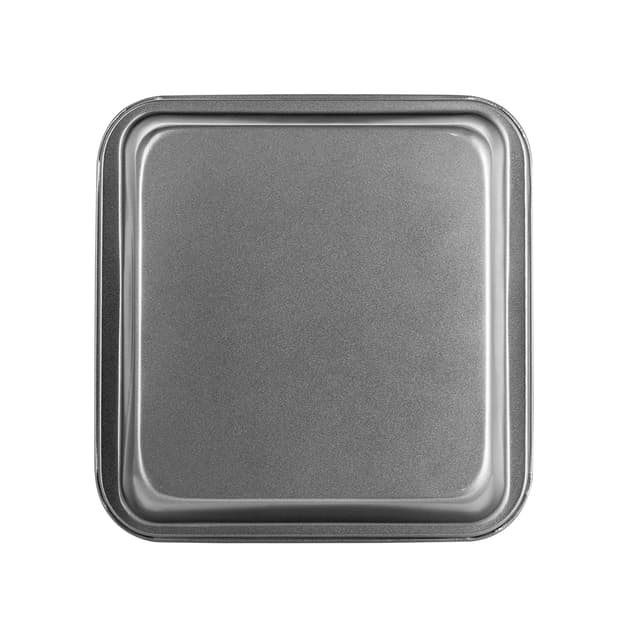 Форма для выпечки, LARA, LR11-02, Квадратная, 23x22x5 см, Углеродистая сталь, Антипригарное покрытие, Темпрература нагрева до 250°C, Мойка ручная/в посудомоечной машине, Стальной