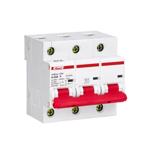 Автоматический выключатель, Himel, HDB3W125H3C100, HDB3w-125 3P 100А С 10кА