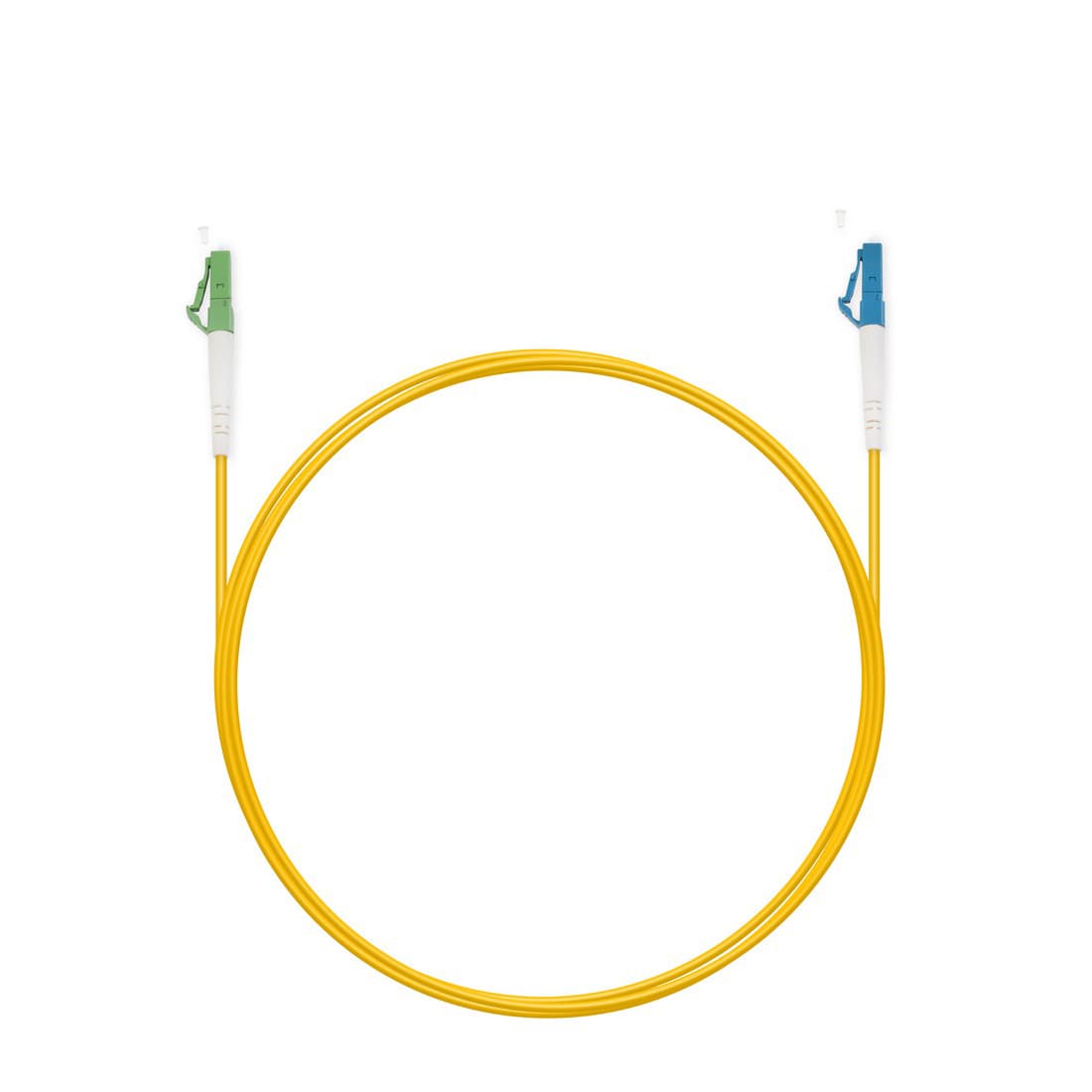 Патч корд оптоволоконный,, LC/APC-LC/UPC SM 9/125 Simplex 2.0мм 1 м, LSZH