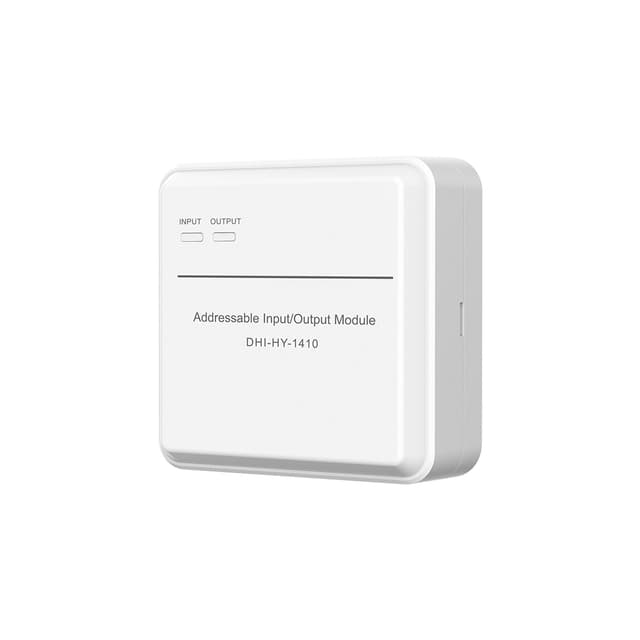Модуль контроля и управления адресный, Dahua, DHI-HY-1410 (24 В), Удобная проводка: двухпроводная, Бесполярная, Сверхнизкое энергопотребление: сверхнизкий ток мониторинга и аварийный ток
