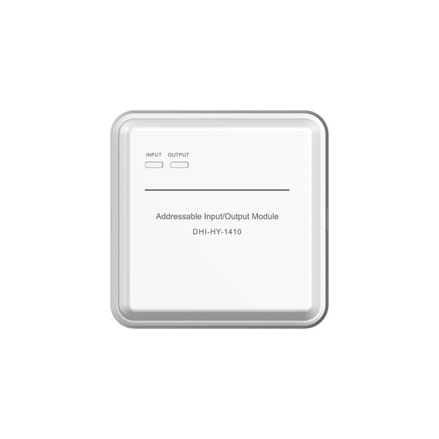 Модуль контроля и управления адресный, Dahua, DHI-HY-1410 (24 В), Удобная проводка: двухпроводная, Бесполярная, Сверхнизкое энергопотребление: сверхнизкий ток мониторинга и аварийный ток