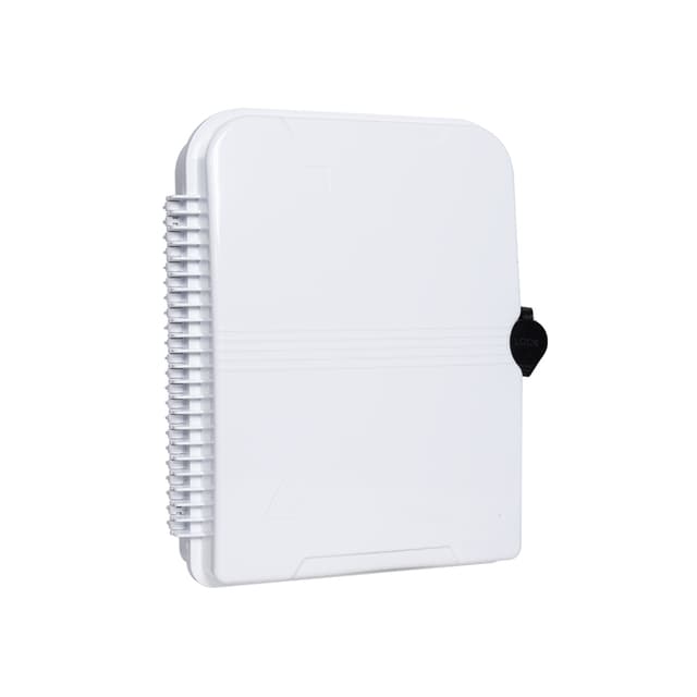 Коробка распределительная оптическая, А-Оптик, FTTH-FODB-211-24, укомплектованная SC/APC, Настенный, Пластик, Белый