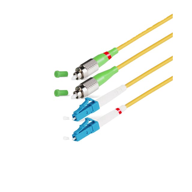 Патч корд оптоволоконный,, FC/APC-LC/UPC SM 9/125 Duplex 2.0мм 1 м, LSZH