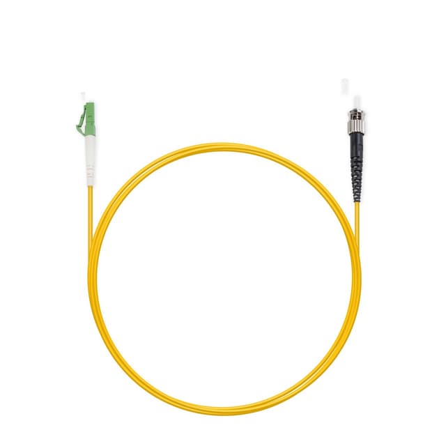 Патч корд оптоволоконный,, LC/APC-ST/UPC SM 9/125 Simplex 2.0мм 1 м, LSZH