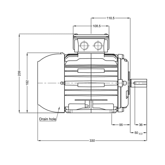 Асинхронный электродвигатель, WEG, 17376514, WGOST-90L, 3 kW, 2 Пол, B3T, 220/380 В, 50 Гц, IE1, IP55, Std.
