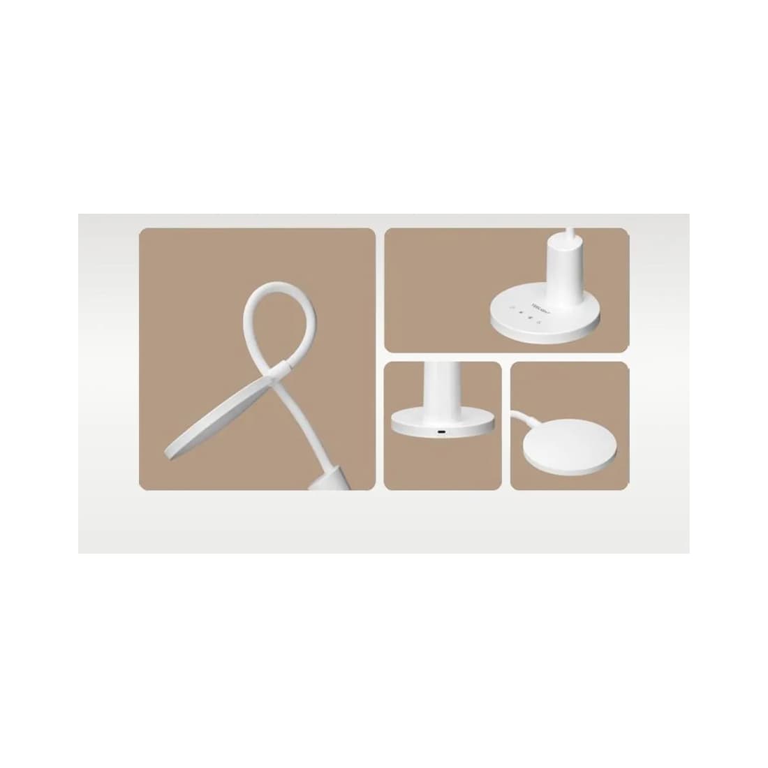 Настольная лампа, Yeelight, Pura-Plug-in radio light, YLYTD-0034, 5V =1A, 3W, Рабочая температура -10 +40С,1200 мАч, Цветовая температура 5000K, USB Type-C, Белый