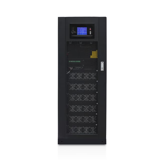 Источник бесперебойного питания, SVC, RM120/20X, 120кВа/108кВт.,Тип: модульный, Высота 1,6м, Подключение до 6 модулей 20кВа(PM20X), Холодный старт, Горячая замена модулей, 3 фазы на вход/3 фазы на выход, Коэффициент мощности 0,9