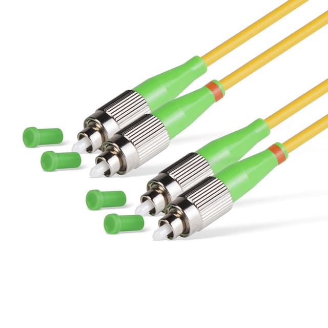 Патч корд оптоволоконный,, FC/APC-FC/APC SM 9/125 Duplex 3.0мм 1 м, LSZH