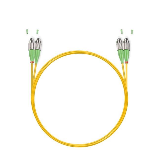 Патч корд оптоволоконный,, FC/APC-FC/APC SM 9/125 Duplex 3.0мм 1 м, LSZH