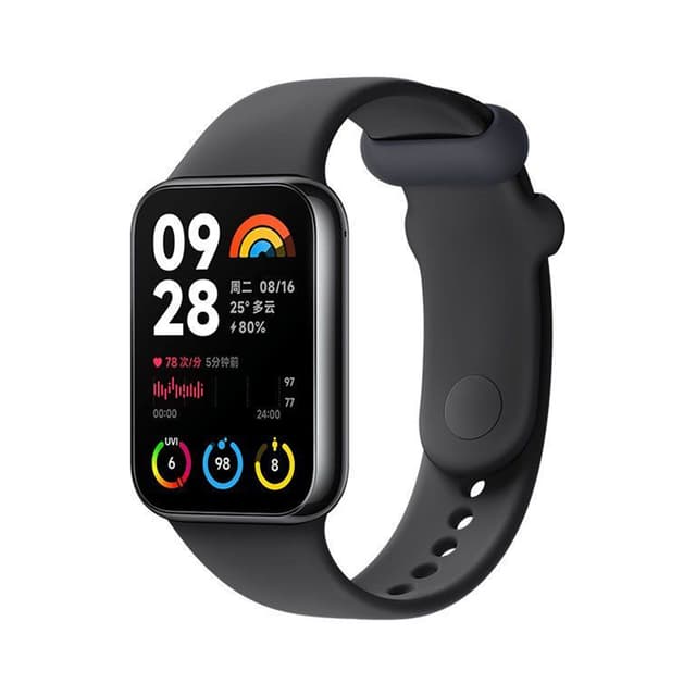Фитнес браслет, Xiaomi, Smart Band 8 Pro, M2333B1 / BHR8017GL, 1.74" AMOLED, Разрешение экрана 336 x 480, Аккумулятор 289 мАч, Водонепроницаемость 5 АТМ, Черный