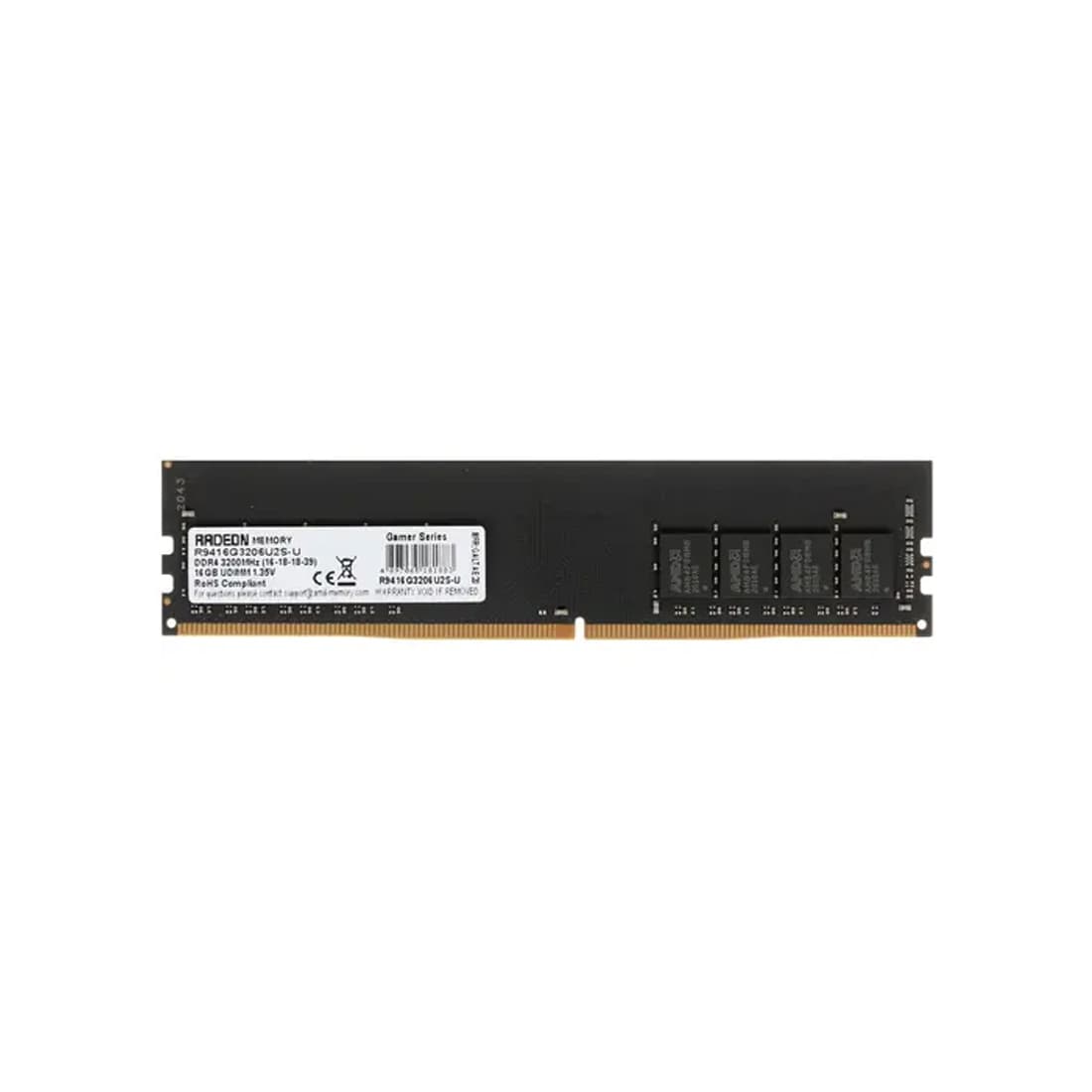 Модуль памяти, AMD Radeon, R9416G3206U2S-U, DDR4, 16GB, DIMM <PC4-25600/3200MHz>