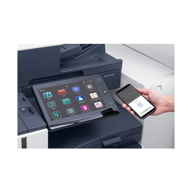 Базовый модуль МФУ, Xerox, AltaLink C8270, C8203V_F, Лазерный, SRA3, 70 стр./мин., Подача 3 140 листов, Двусторонний автоподатчик документов, до 270 изобр./мин., Сенсорный дисплей 10.1", 1.91 ГГц CPU, 8 ГБ RAM, 256 ГБ SSD, USB 2.0, Ethernet 10/100/1000, NFC, Fax