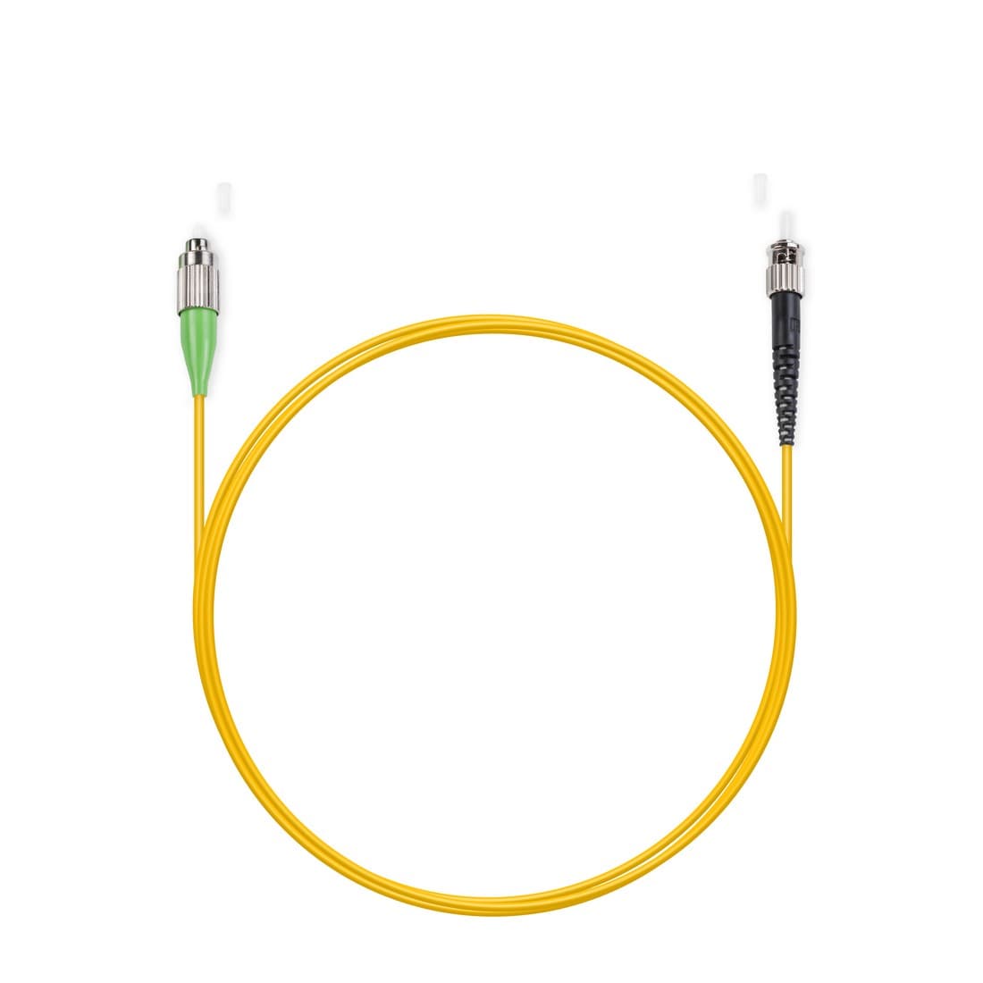Патч корд оптоволоконный,, FC/APC-ST/UPC SM 9/125 Simplex 3.0мм 1 м, LSZH