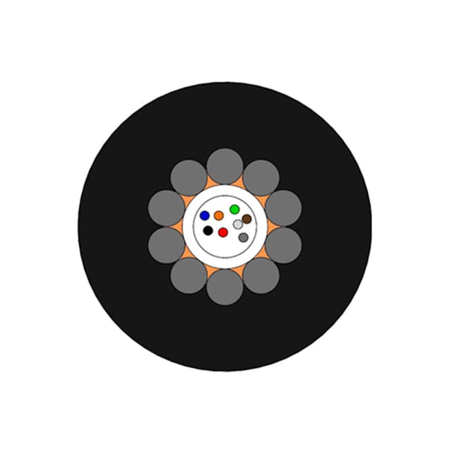 Кабель оптоволоконный, Белтелекабель, ОМЗКГЦ-10-01-0,22- 8-8,0 кН, предназначен для прокладки в грунт на основе центральной трубки.