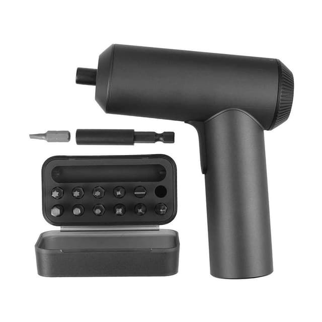 Электроотвертка, Xiaomi, Mi Cordless Screwdriver (3.6V), MJDDLSD001QW/DZN4019TW, Встроенный аккумулятор, Li-Ion, 2000 мАч, 3.6 В, Подсветка, 200 об/мин, 5 Н·м, Шуруповерт/Шестигрванник, Черный