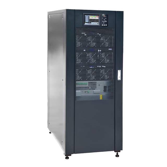 Источник бесперебойного питания, SVC, RM250/25X, 250кВА/225кВт.,Тип: модульный, Высота 2м, Подключение до 10 модулей 25кВА(PM25X), Холодный старт, Горячая замена модулей, 3 фазы на вход/3 фазы на выход, Коэффициент мощности 0,9