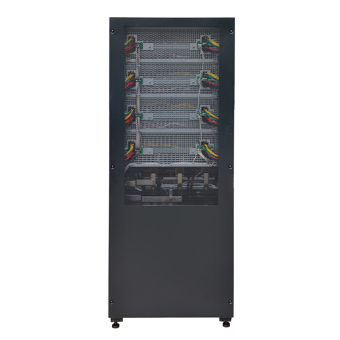 Источник бесперебойного питания, SVC, RM250/25X, 250кВА/225кВт.,Тип: модульный, Высота 2м, Подключение до 10 модулей 25кВА(PM25X), Холодный старт, Горячая замена модулей, 3 фазы на вход/3 фазы на выход, Коэффициент мощности 0,9