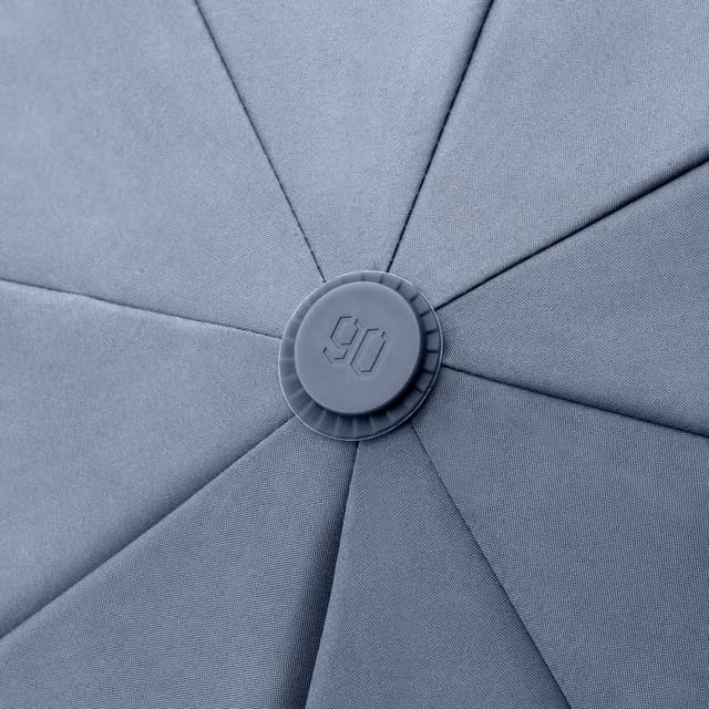 Зонт, NINETYGO, Oversized Portable Umbrella Automatic Version, 6941413204224, 340*50 / 660*1150, 470гр, Автоматическое открывание и закрывание, Ребра из стекловолокна и металлический стержень, Брызгозащищенный материал, Защита от УФЛ на 99%, Серый