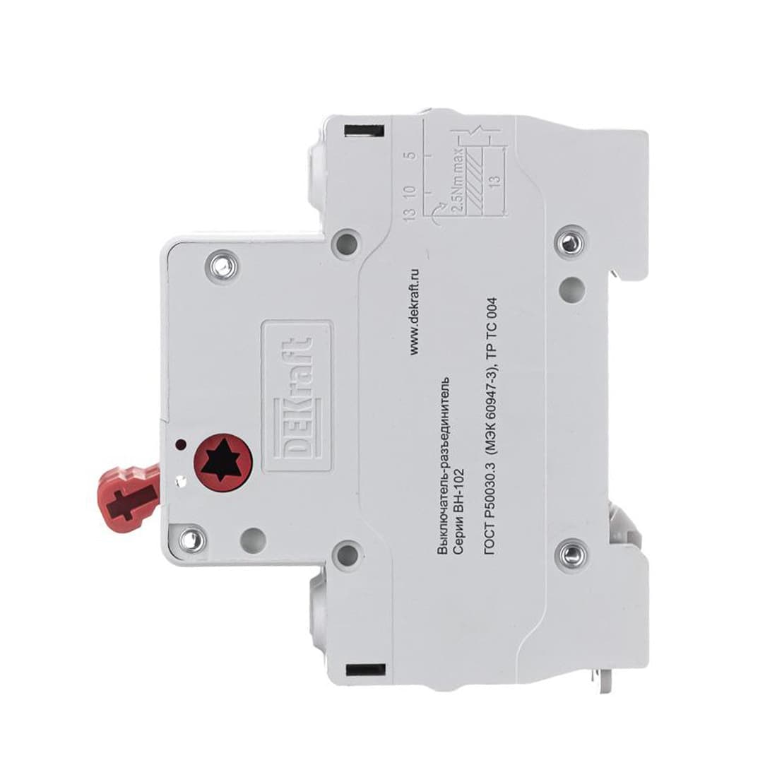Выключатель нагрузки, DEKraft, 17024DEK, ВН-102 2Р 40А