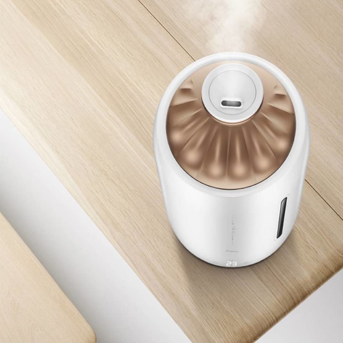 Увлажнитель воздуха, Deerma, F600, Размер 315*208мм, Уровень шума 34дБ, Объем 5л, Скорость испарения 350 мл/ч, Белый