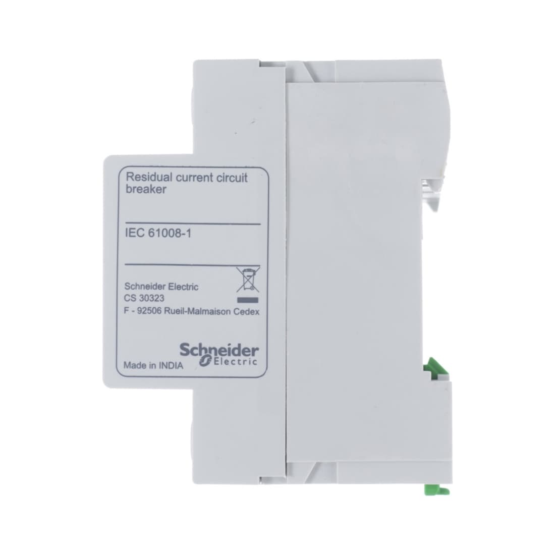 Выключатель дифференциального тока, SE, EZ9R34425, EASY9, 4P 25А 30мА