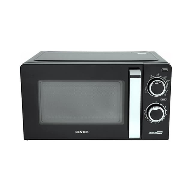 Микроволновая печь, Centek, CT-1575, 20л, Мощность 700т, Мех управление, Подсветка, Таймер, 6 режимов, Тарелка 245мм, Черный