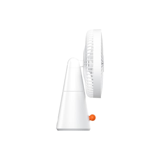 Перезаряжаемый мини-вентилятор, Xiaomi, Rechargeable Mini Fan (ZMYDFS01DM/BHR6089GL), Номинальная мощность 10 Вт, Автономная работа 18.5 ч, 4 скорости, Уровень шума 48 дБ(А), Белый
