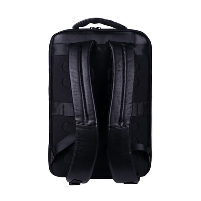 Кожаный рюкзак, Deluxe, Emerald Path A-1123, 16,38 листров, чёрный