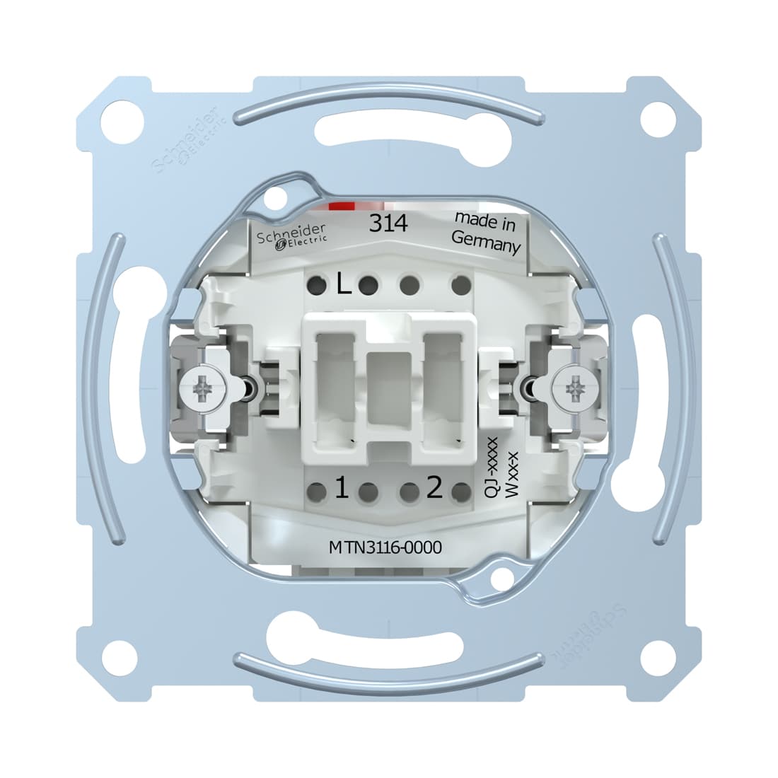 Переключатель мех-м, MERTEN, MTN3116-0000, D-Life 1 клавишный