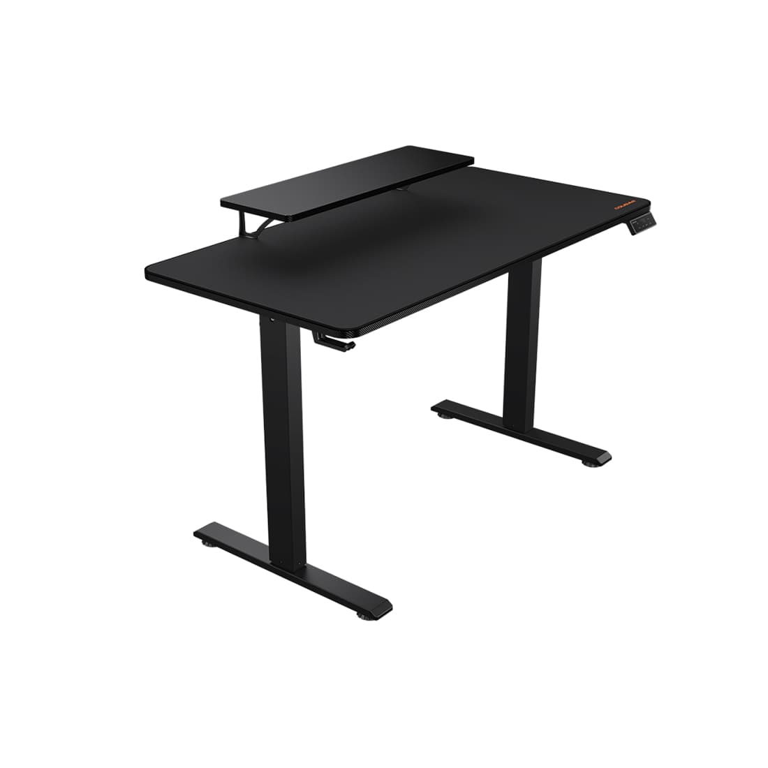 Компьютерный стол, Cougar, E-Star 120 , Поверхность - ДСП, Основание - сталь, 120*60*72(117) см, Панель управления высотой, 2 программируемые настройки памяти, Чёрный