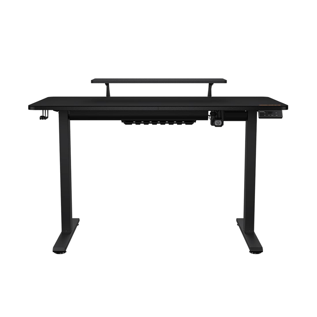 Компьютерный стол, Cougar, E-Star 120 , Поверхность - ДСП, Основание - сталь, 120*60*72(117) см, Панель управления высотой, 2 программируемые настройки памяти, Чёрный