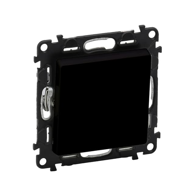 Переключатель, Legrand, 756316 Valena Life, 10АХ 250В с лиц. пан. безвинт.зажим антрацит