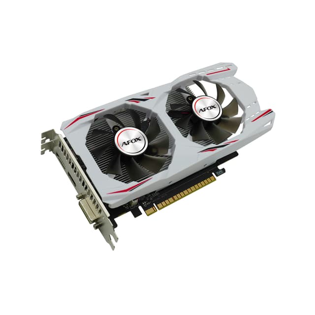 Видеокарта, AFOX, GTX1050Ti GAMING 4GB D5 Dual Fan (4897033787307), AF1050TI-4096D5H7-V8, GDDR5, 128bit, DP, HDMI, DVI, 220*125*40 мм, Цветная коробка
