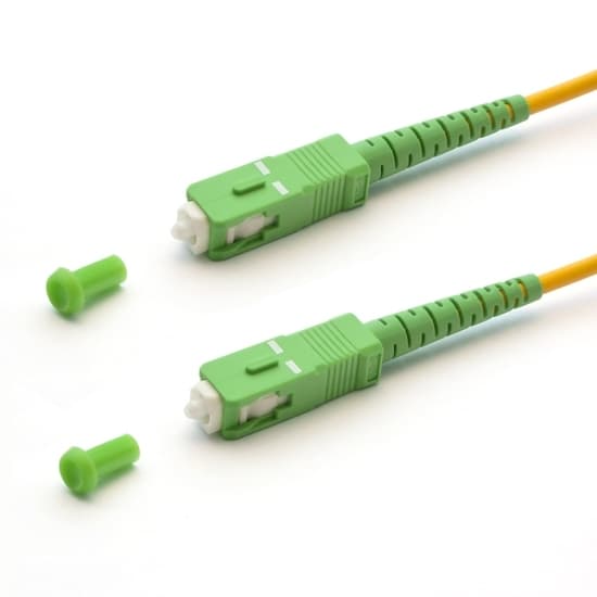 Патч корд оптоволоконный,, SC/APC-SC/APC SM 9/125 Simplex 3.0мм 1 м, LSZH